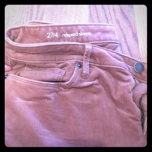 LOFT corduroy relaxed skinny pants
